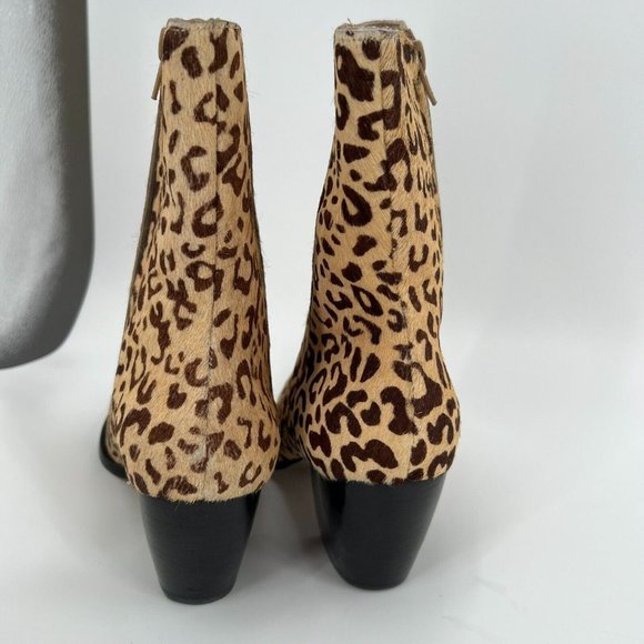 Matisse Women's Caty Boot in Leopard Calf-Hair Western Ankle Bootie sz 8.5 M NEW - Picture 9 of 9